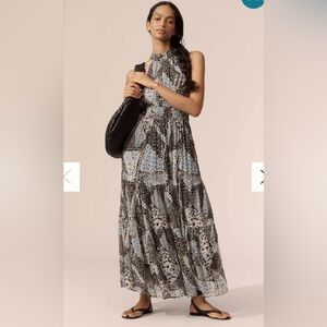 The Somerset Chiffon Maxi Dress Halter Edition